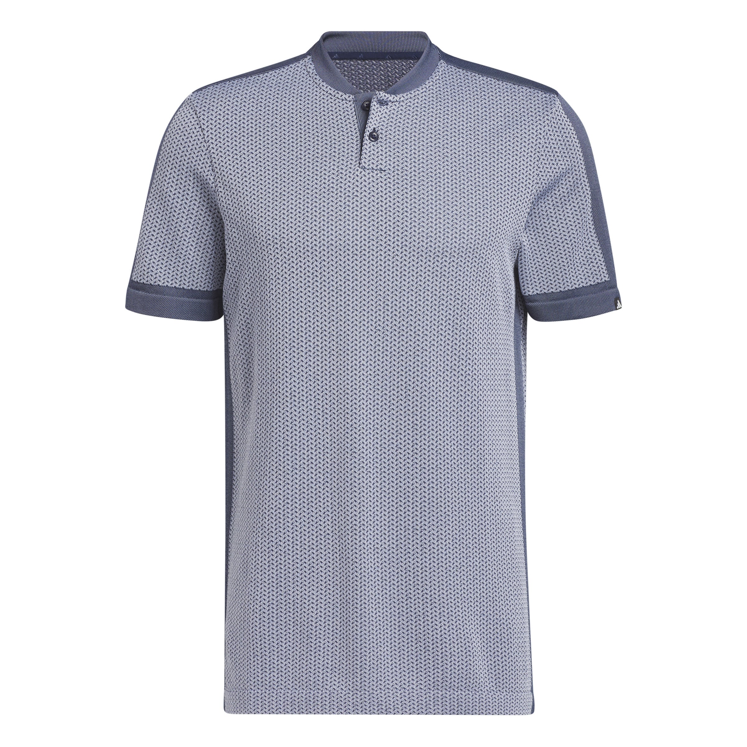 adidas Ultimate365 Tour Textured PRIMEKNIT Golf Polo Shirt- Navy/White SS23