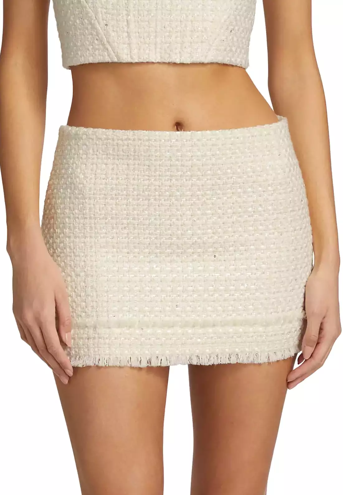 Alice + Olivia - Ecenia Mini Skirt - Off White