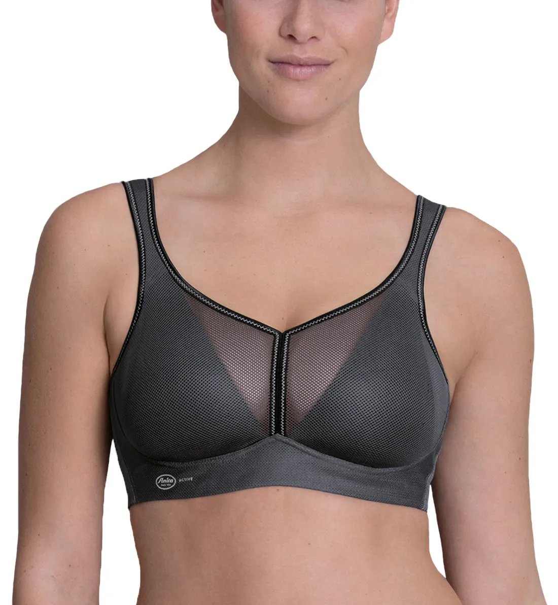 Anita Active Air Control Delta Pad Softcup Sports Bra (5544) - Anthracite