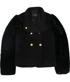 Armani Womens Faux Fur Jacket