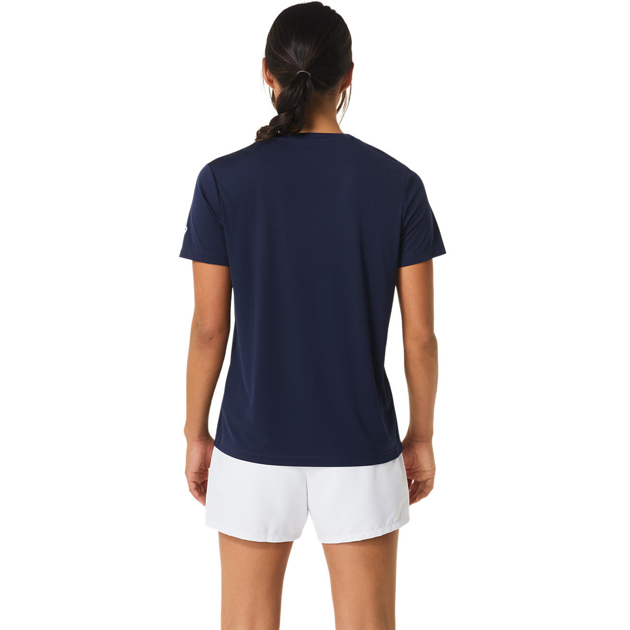 Asics T-Shirt Court Tennis Graphic Dames Navy