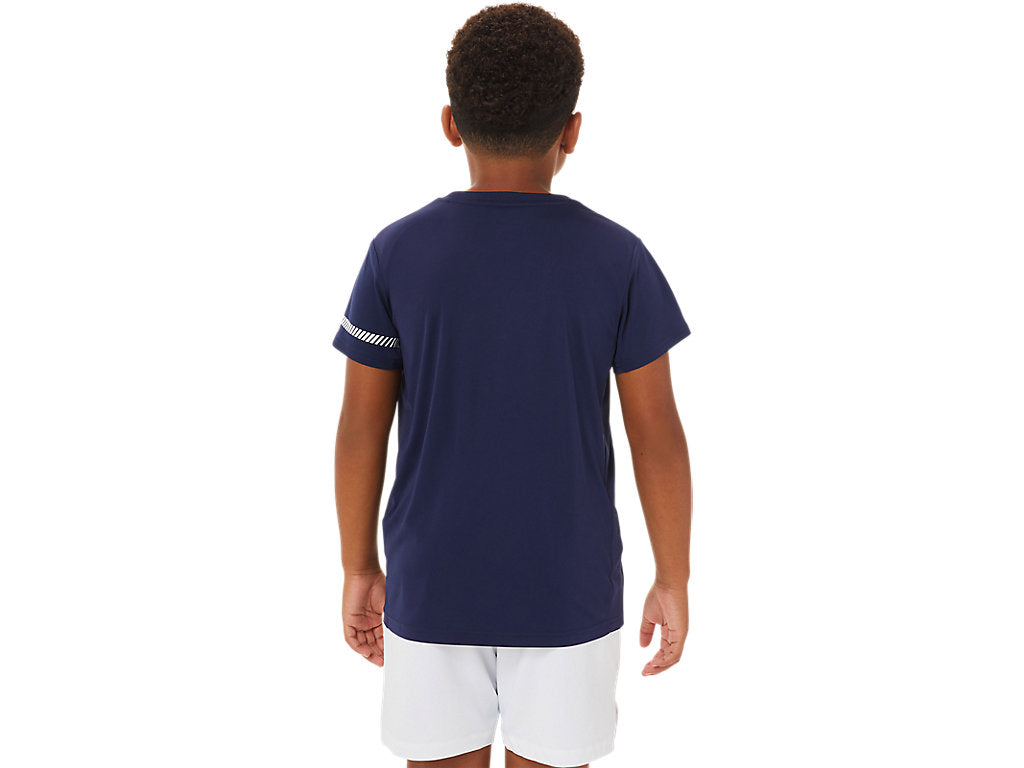 Asics T-Shirt SS Top Boys Junior Navy