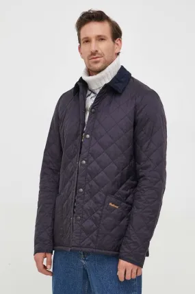 Barbour jacket men's navy blue color