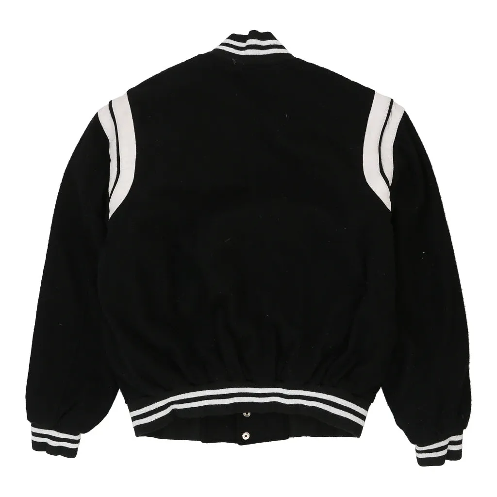 Battlestar Varsity Jacket - Large Black Wool Blend