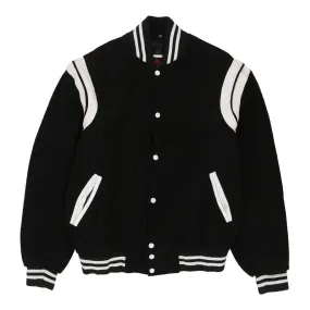 Battlestar Varsity Jacket - Large Black Wool Blend