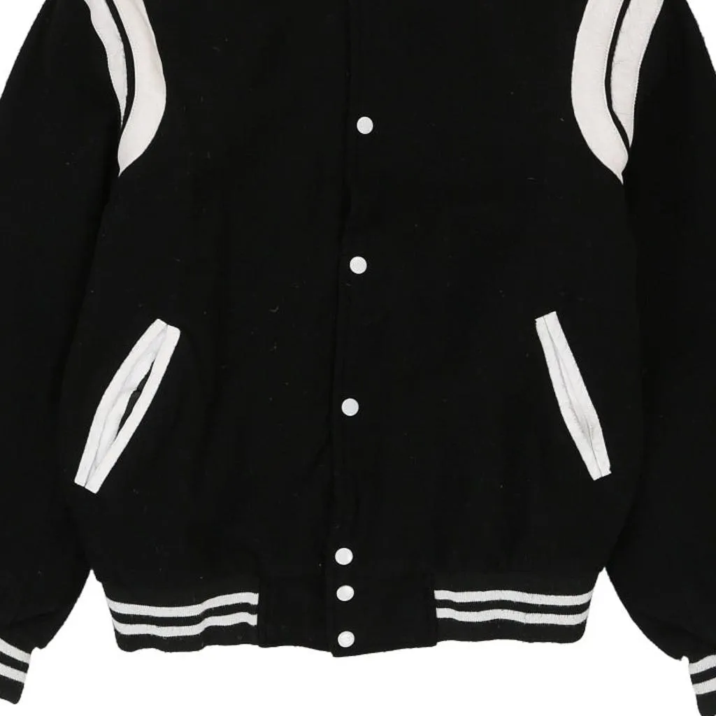 Battlestar Varsity Jacket - Large Black Wool Blend