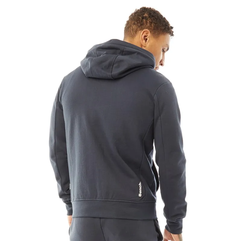 Bench Mens Maslow 22 Zip Through Hoodie Navy