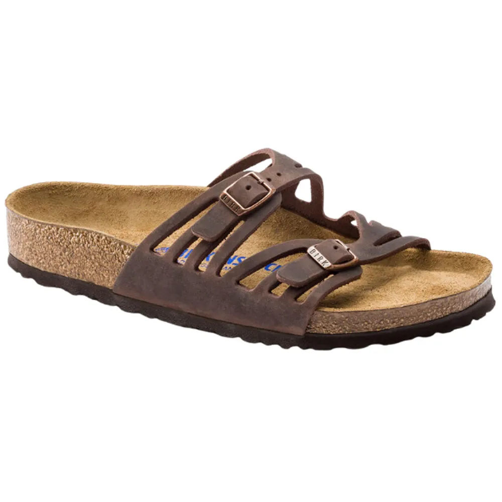 Birkenstock Granada Soft Footbed Sandal Habana Oiled Leather (Women's)