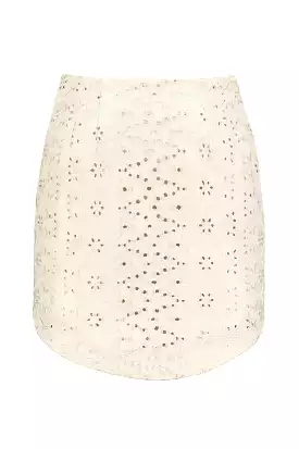 Bishop + Young Eyelet Mini Skirt K1DSKW2439D