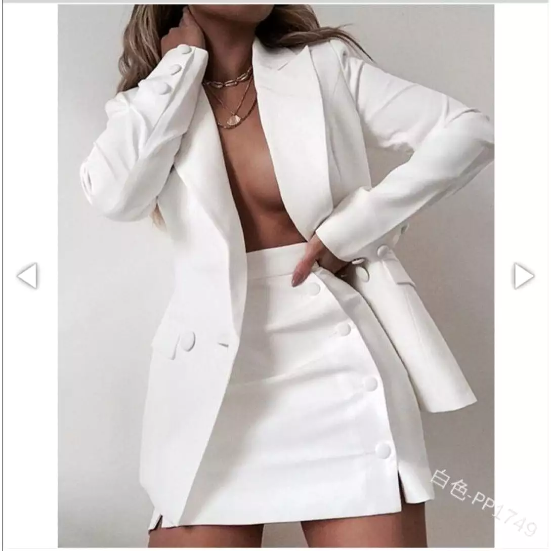 Blazer + Mini Skirt formal Set