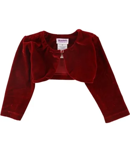 Blueberi Boulevard Girls Festive Layer Shrug Jacket