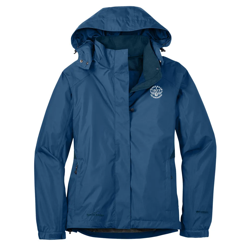 Blues Rock Eddie Bauer Rain Jacket (Women)