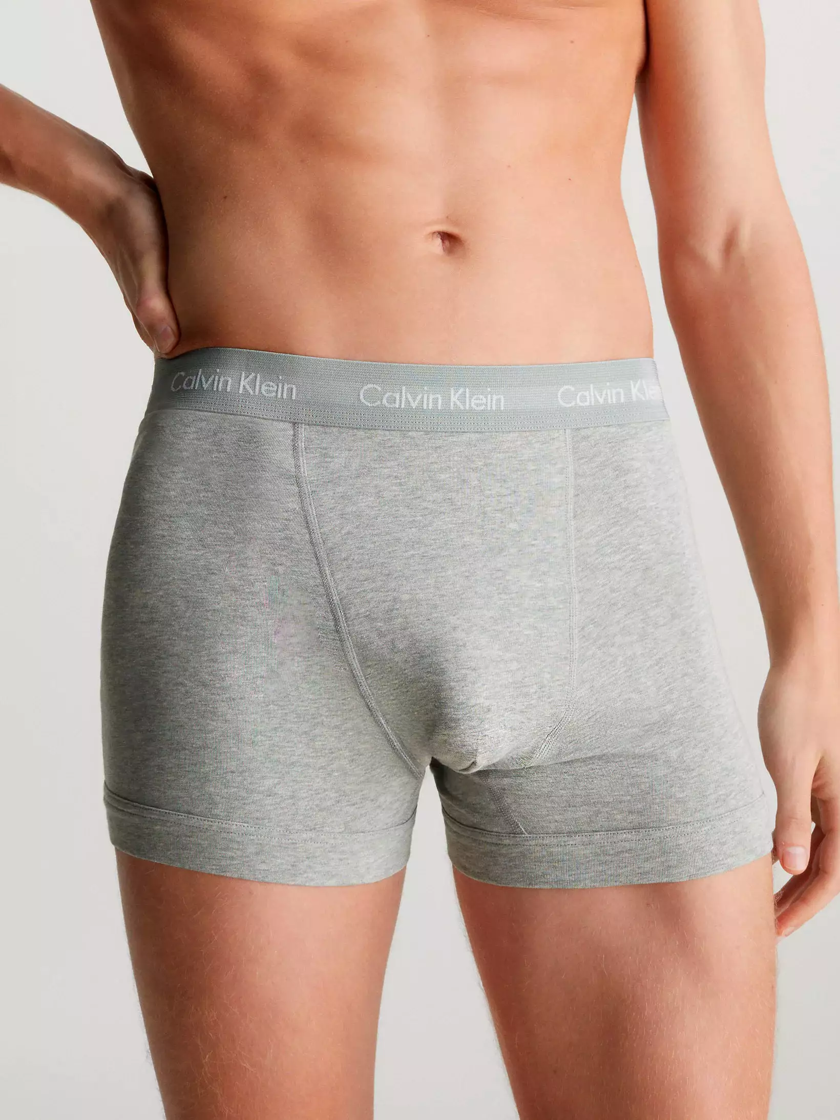 Calvin Klein Mens Classic Stretch Boxer Shorts/ Trunks (3-Pack)