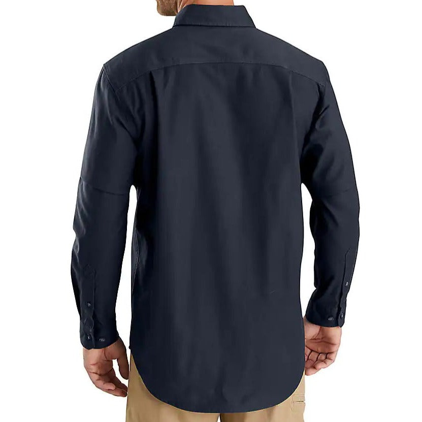 Carhartt Midweight Canvas Long Sleeve Shirt Navy