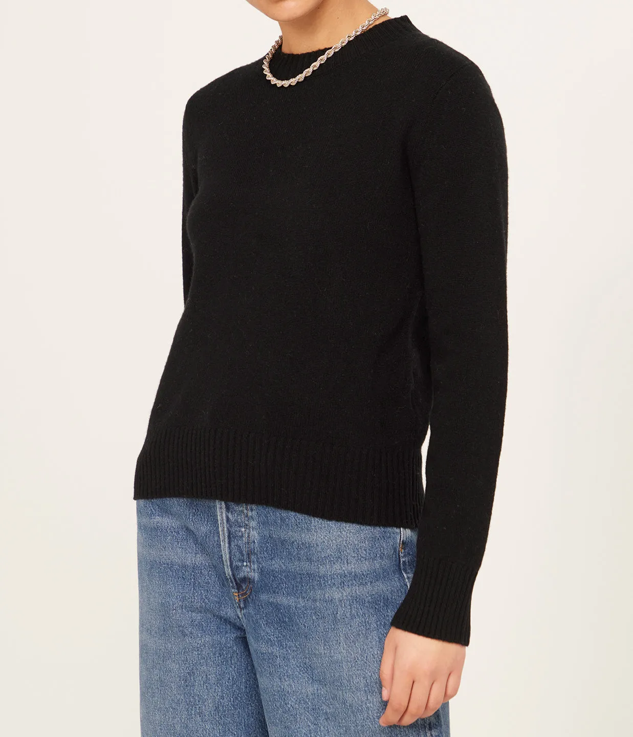 Charlotte Knit Sweater in Black