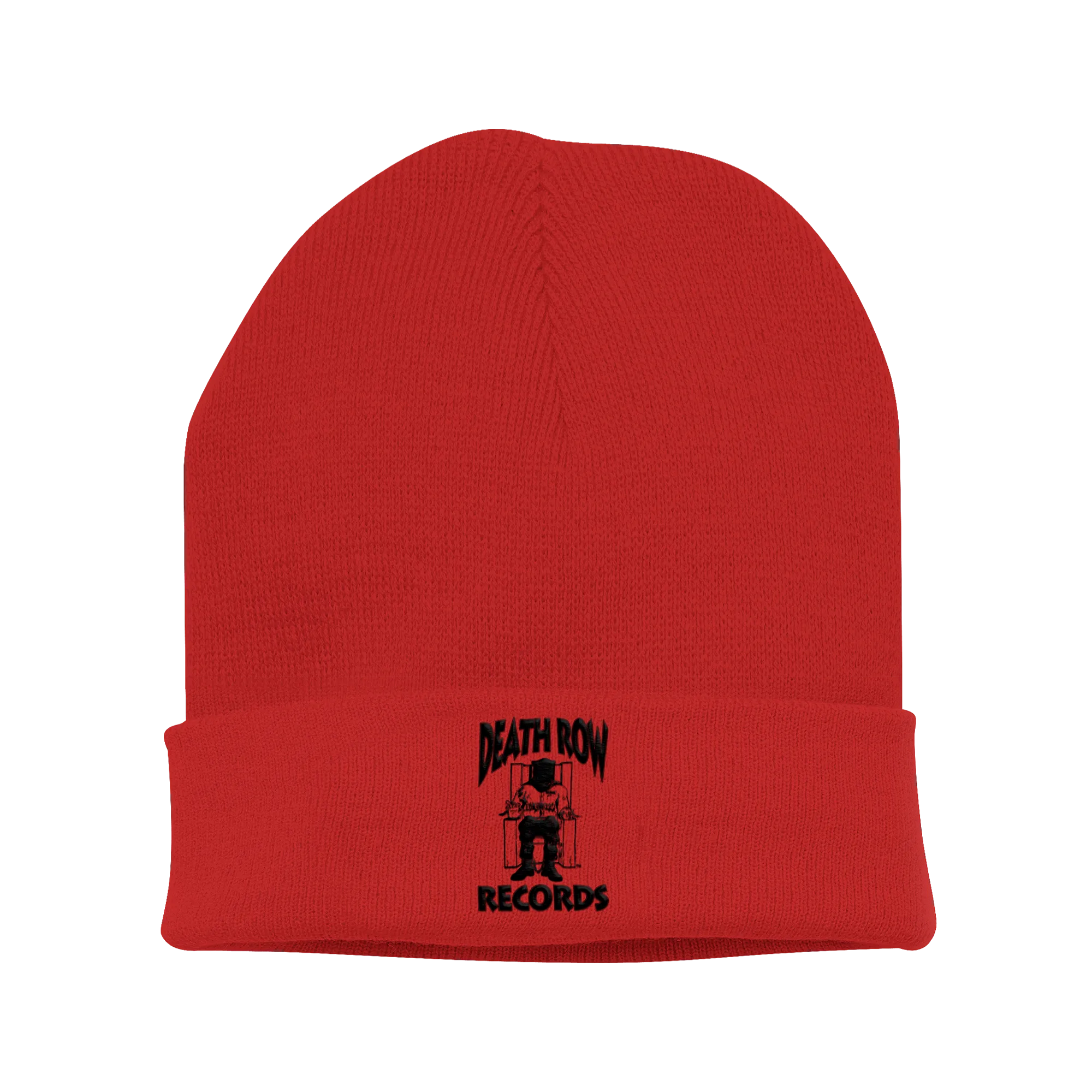 Classic Embroidered Inmate Beanie (Red)