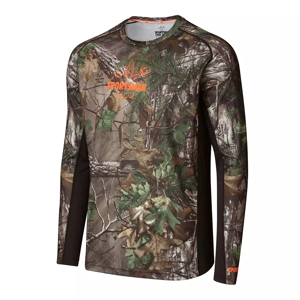 Cool Breeze Pro: Breathable Camo Long Sleeve Fishing Shirt