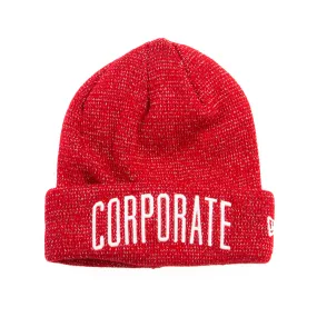 Corporate Reflective Camp-Out Beanie 2.0 (Red)