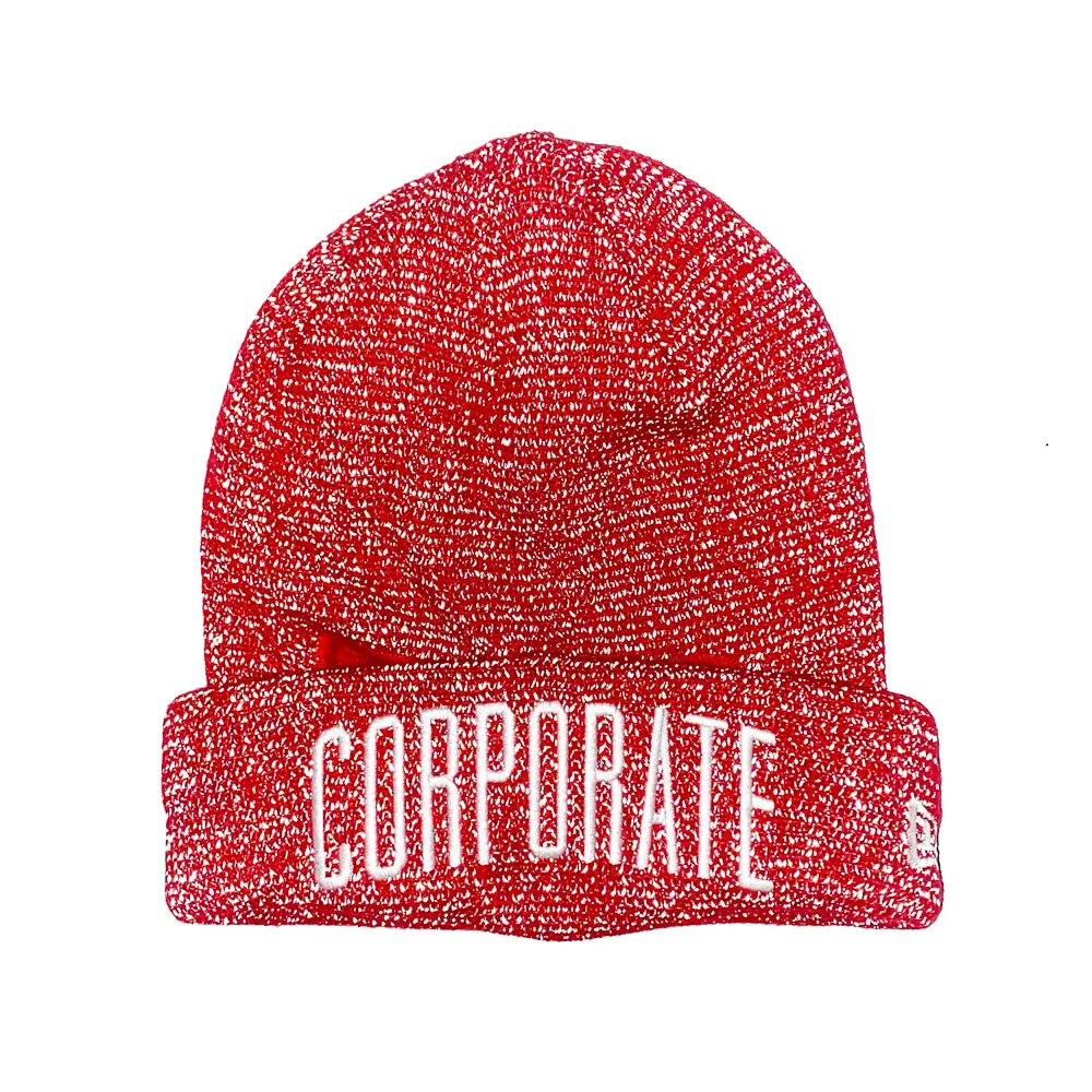 Corporate Reflective Camp-Out Beanie 2.0 (Red)