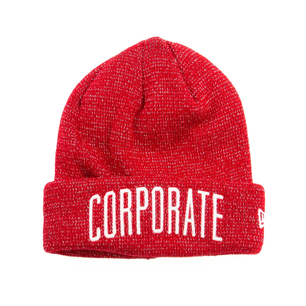 Corporate Reflective Camp-Out Beanie 2.0 (Red)