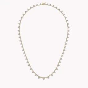 Diamond Triangle Eternity Choker