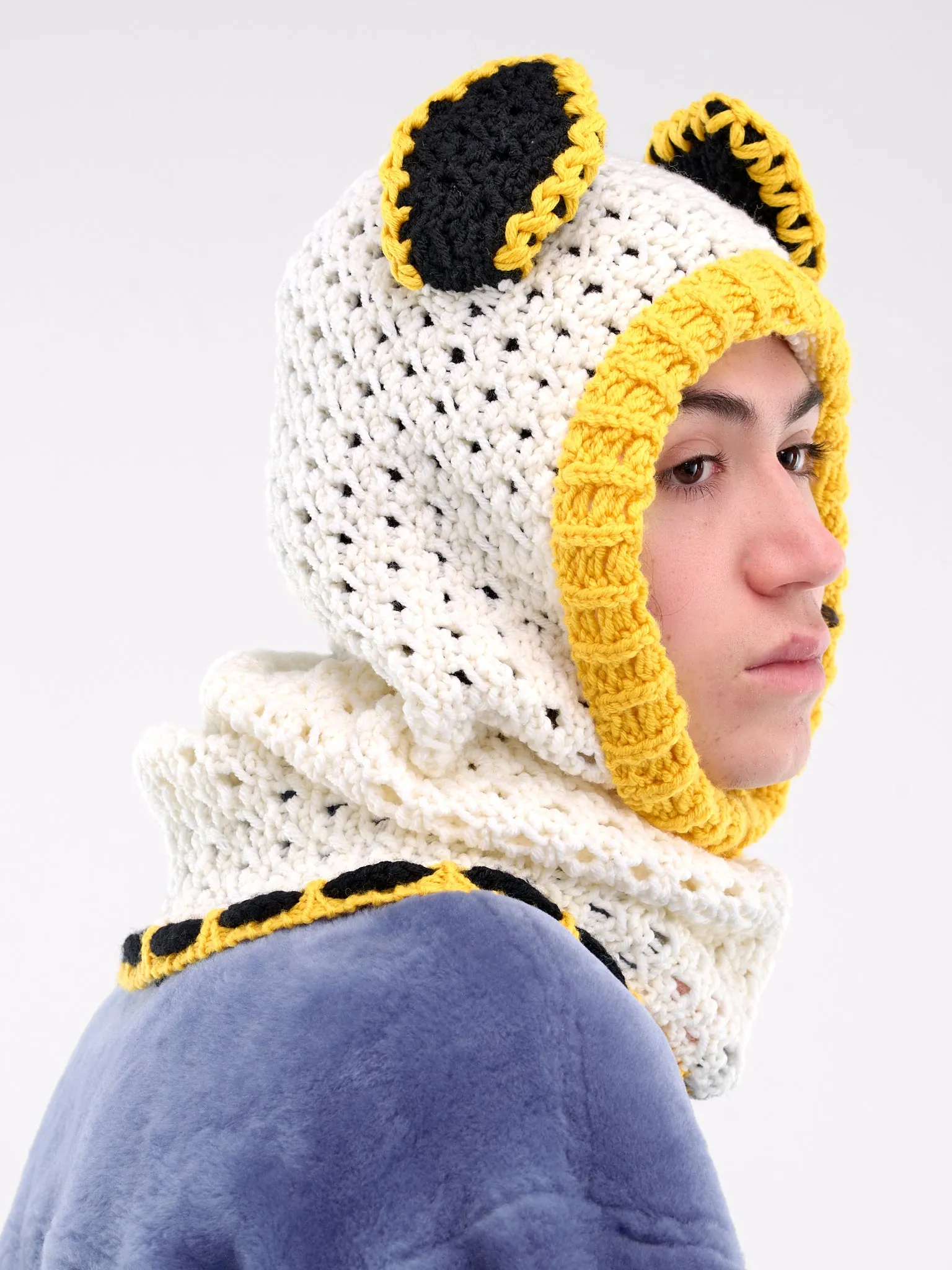 Donkey Ear Balaclava Beanie (ACZC00620Q0-UFWH26-LILY-WHITE)