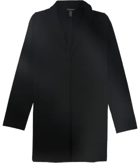 Eileen Fisher Womens Open Front Long Blazer Jacket