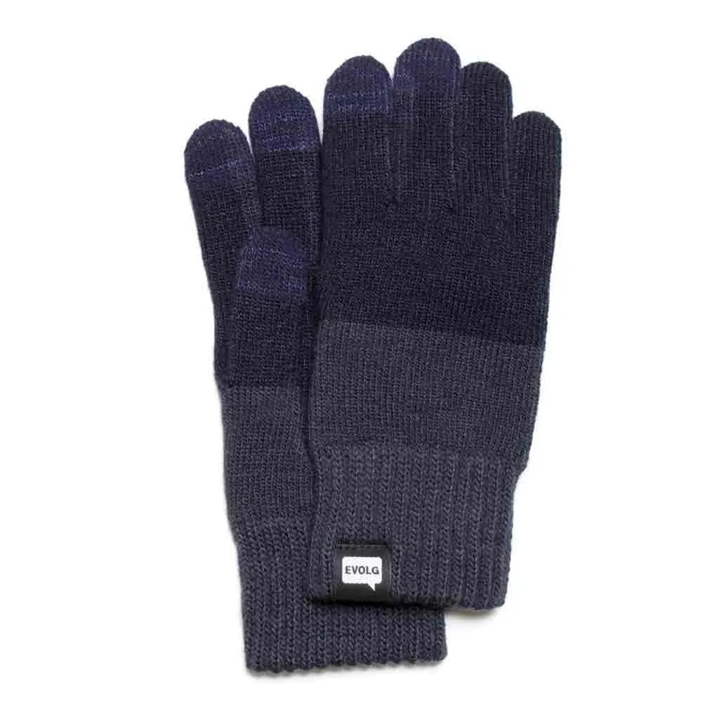 Evolg 2TON Gloves - Deep Blue/Grey