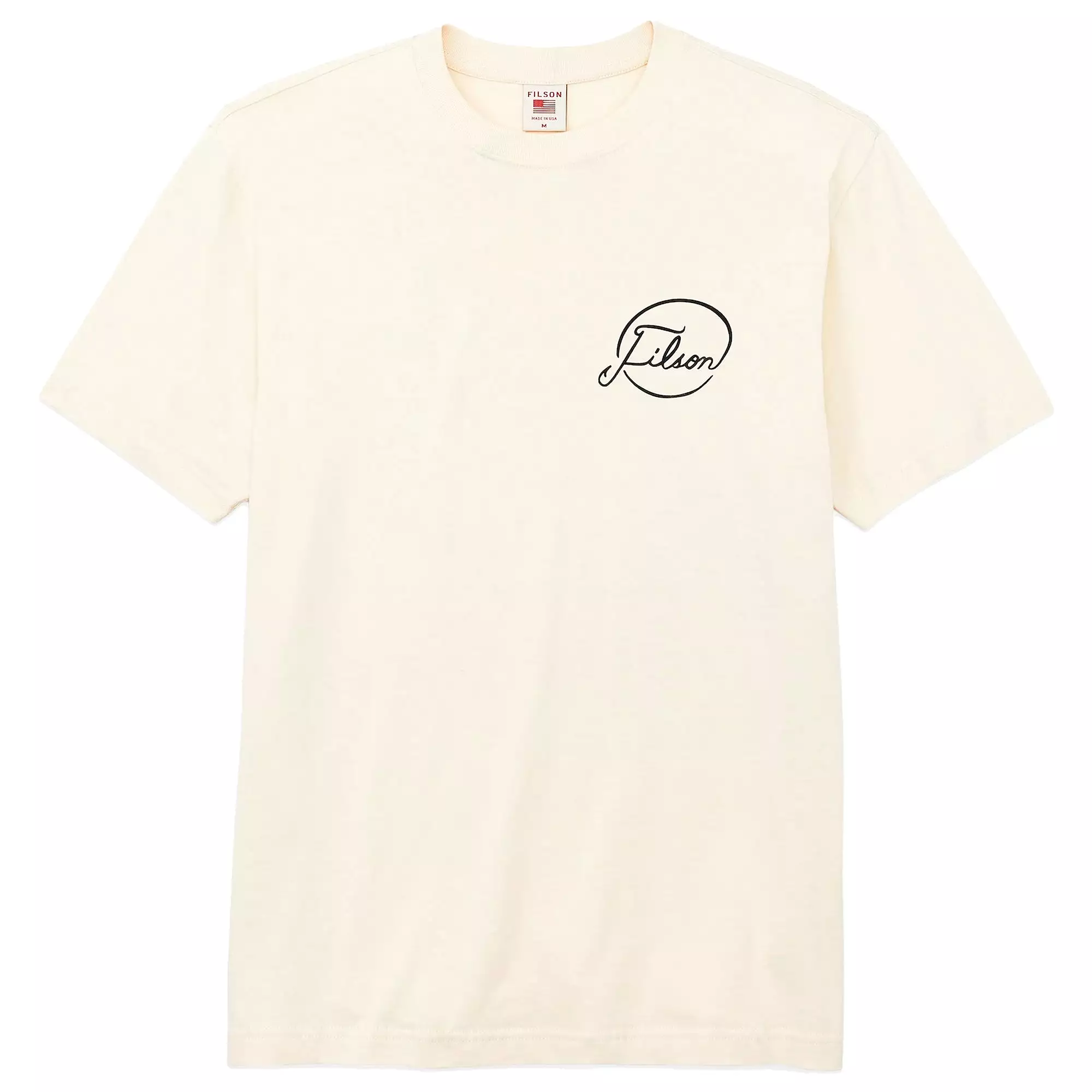 Filson SS Pioneer Graphic T-Shirt - Stone / Fishing Tourney