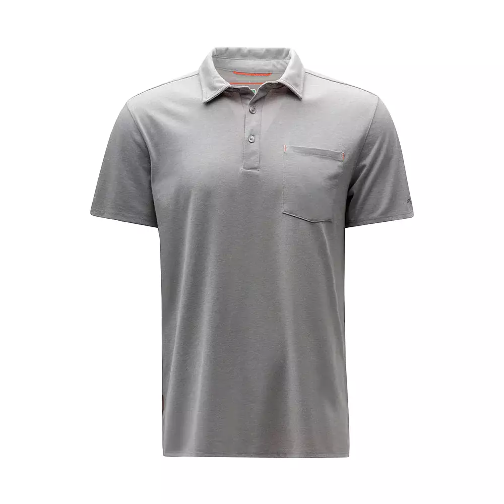 Grundens Shorebreak Performance Fishing Polo in Surf