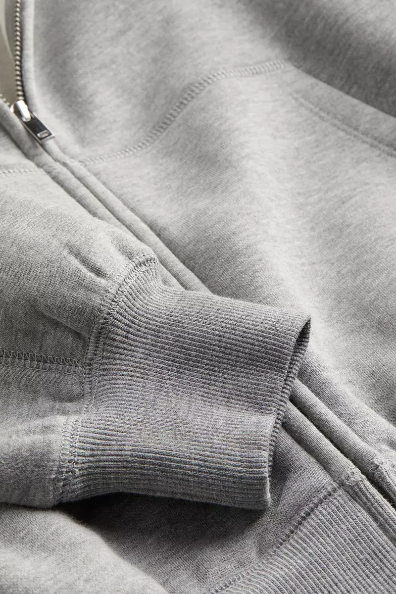 H&M Oversized zip-through hoodie