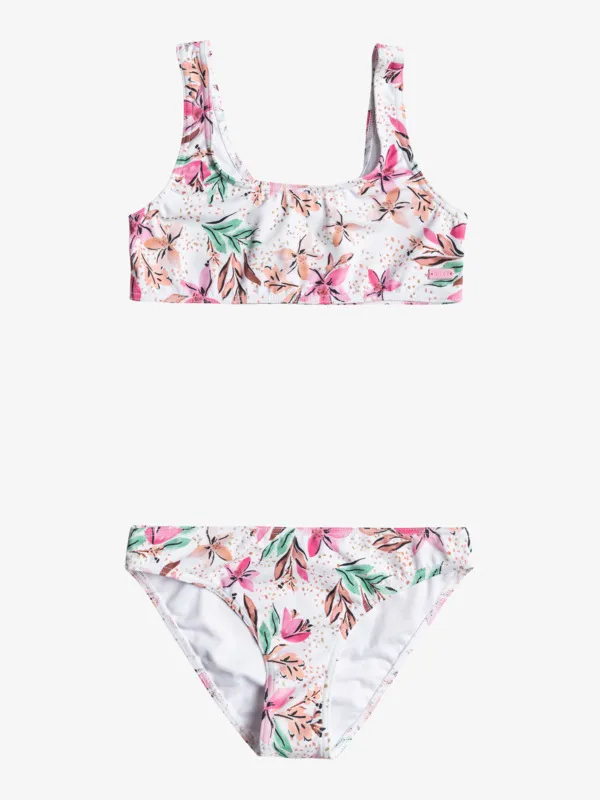 Happy Tropical - Bralette Two-Piece Bikini Set for Girls 6-16