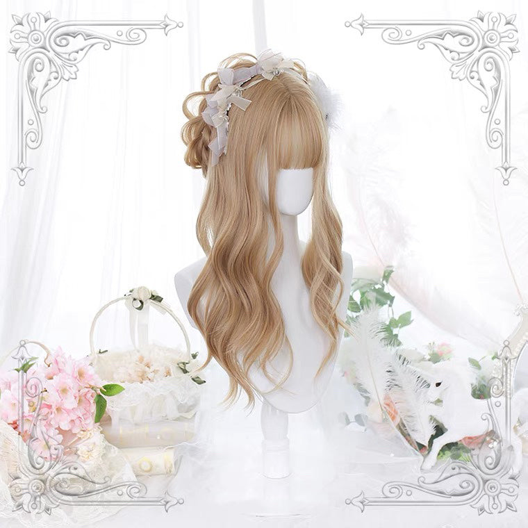 HARAJUKU LOLITA GOLDEN LONG CURLS WIG BY70168