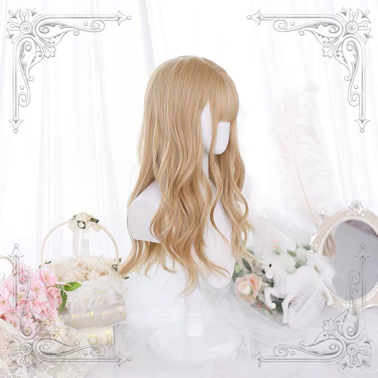 HARAJUKU LOLITA GOLDEN LONG CURLS WIG BY70168