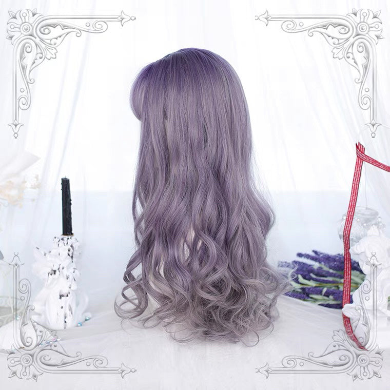 HARAJUKU LOLITA PASTEL PURPLE GRADIENT LONG CURLY WIG BY70164