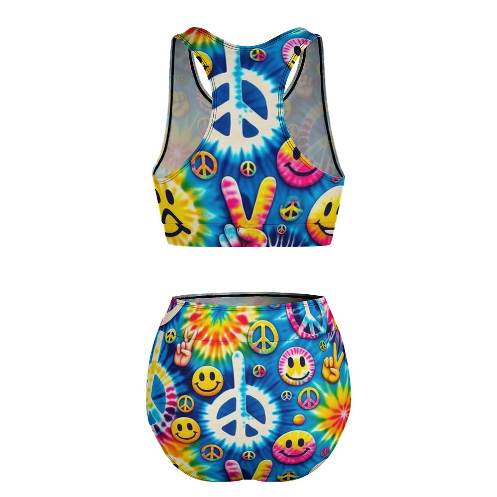 Harmony Rave Racerback High-Waist Bikini