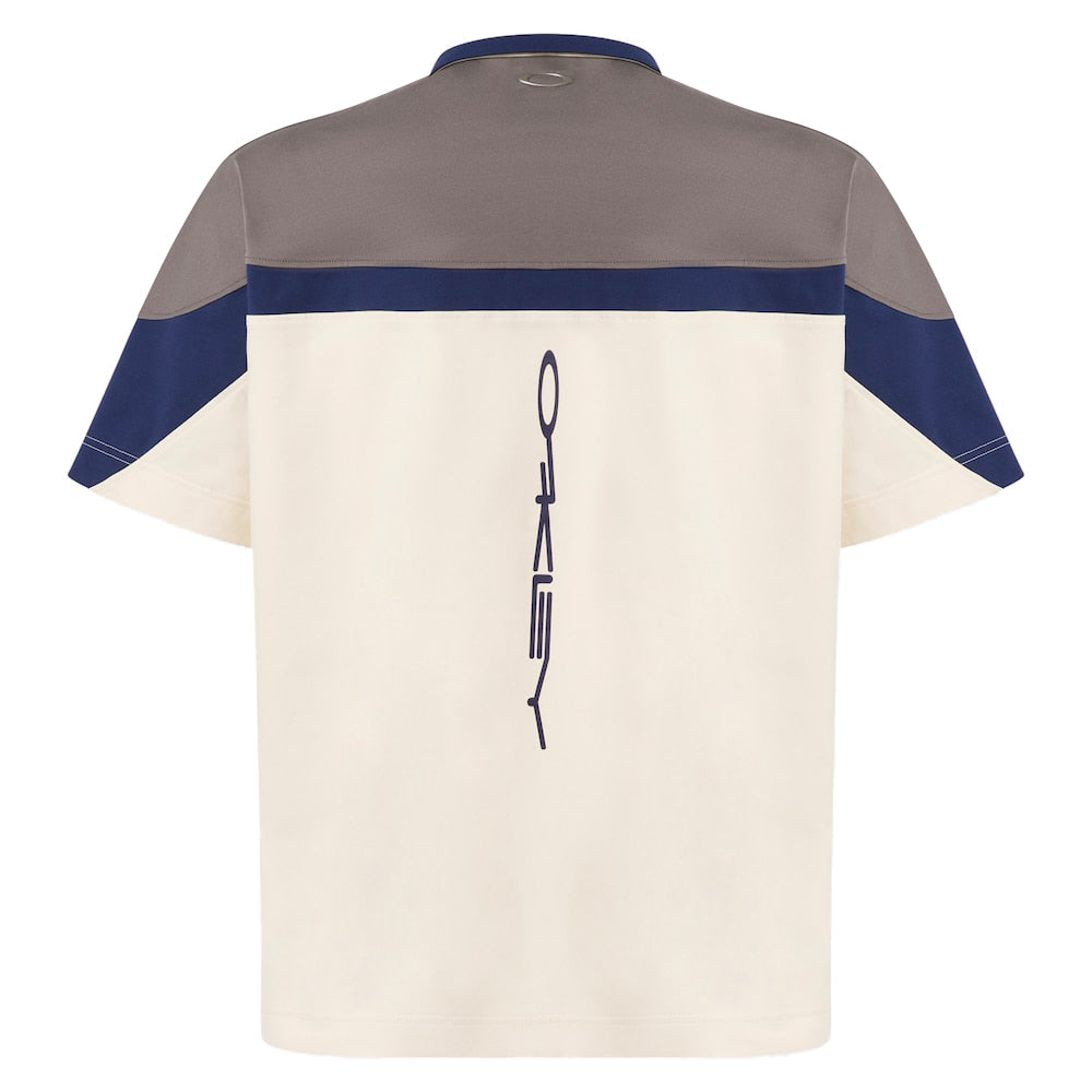 ICON SHAPE SHIRT CREAM / NAVY