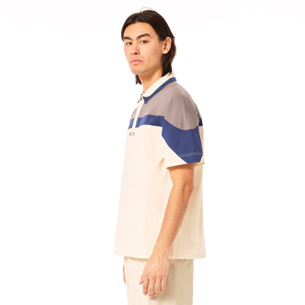 ICON SHAPE SHIRT CREAM / NAVY