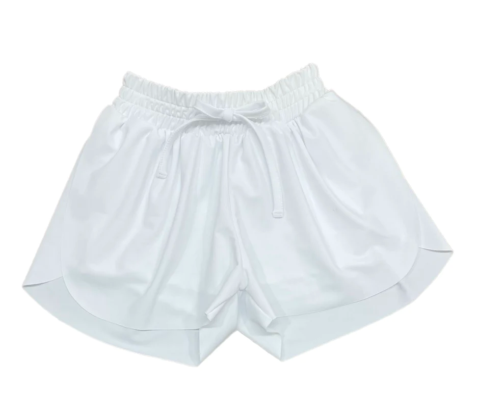 James & Lottie - White Butterfly Shorts