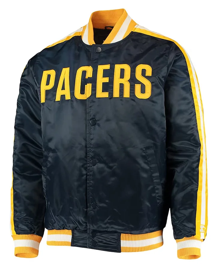 James Indiana Pacers Letterman Jacket - William Jacket