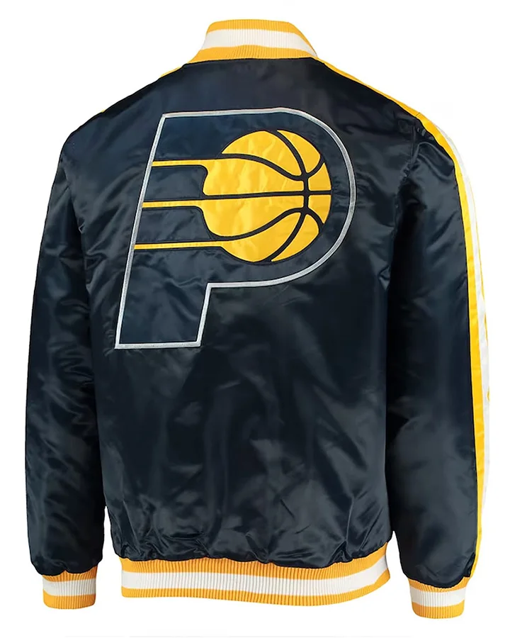 James Indiana Pacers Letterman Jacket - William Jacket