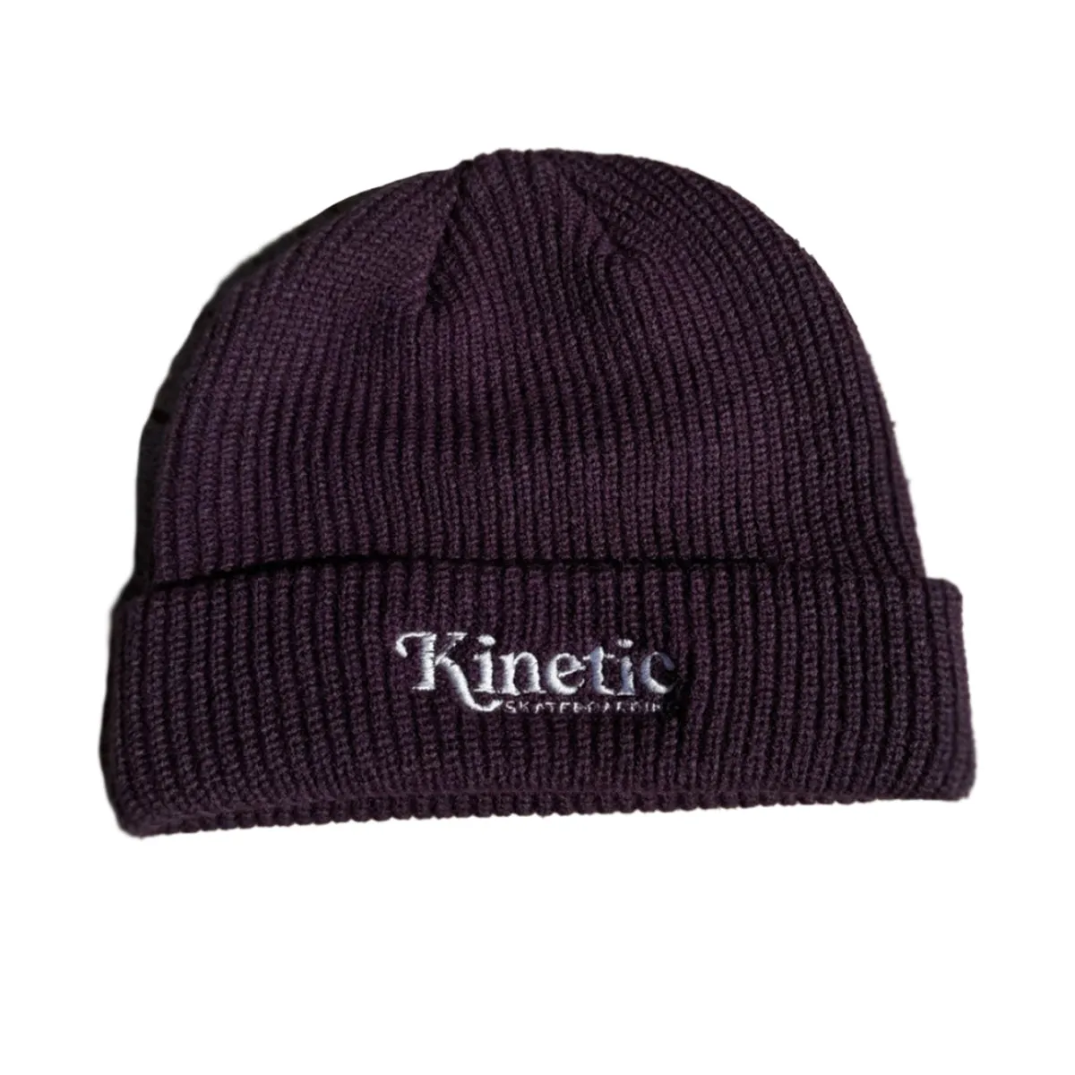 Kinetic Logo Cuff Beanie (Eggplant)