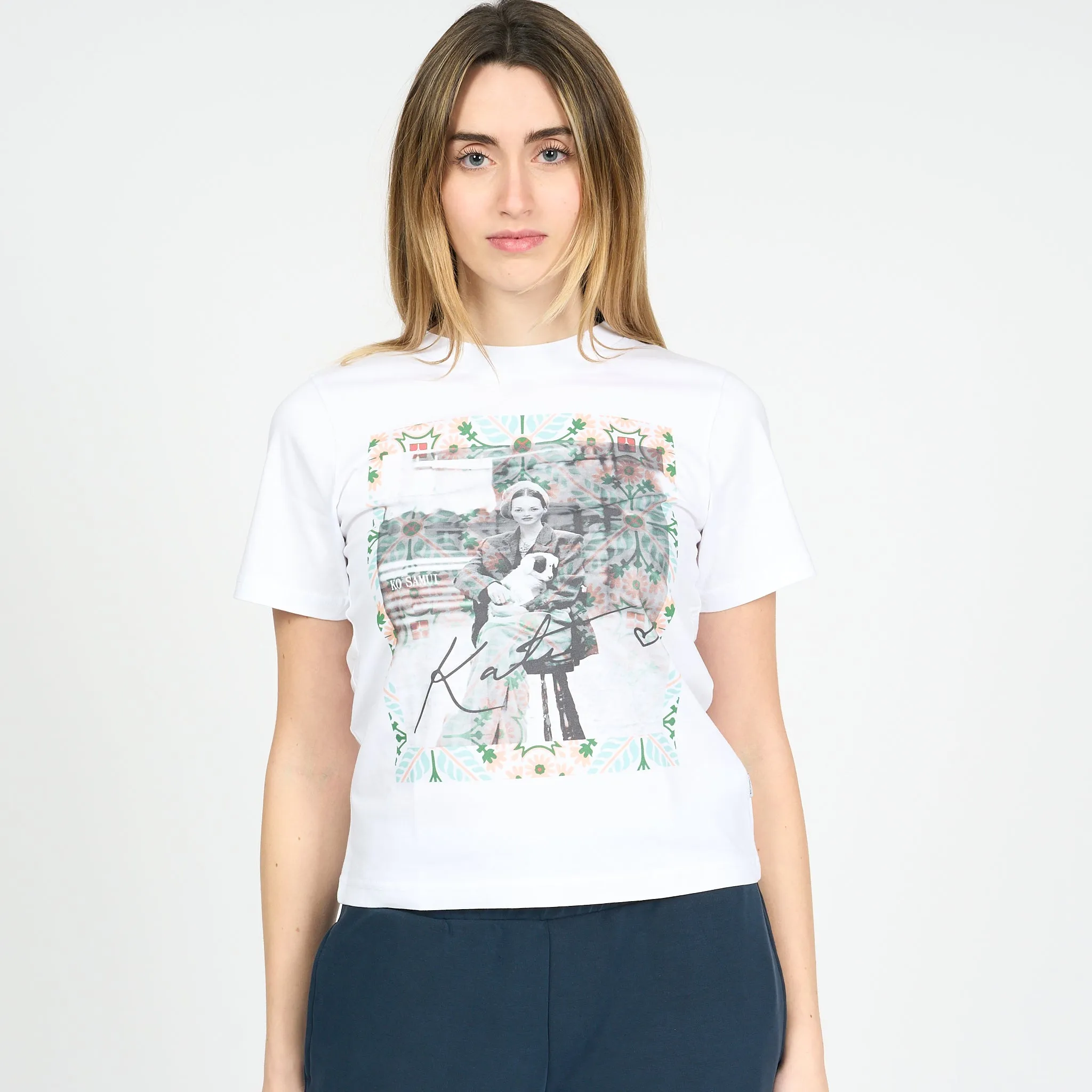 Ko Samui T-shirt Cute Bianco Donna