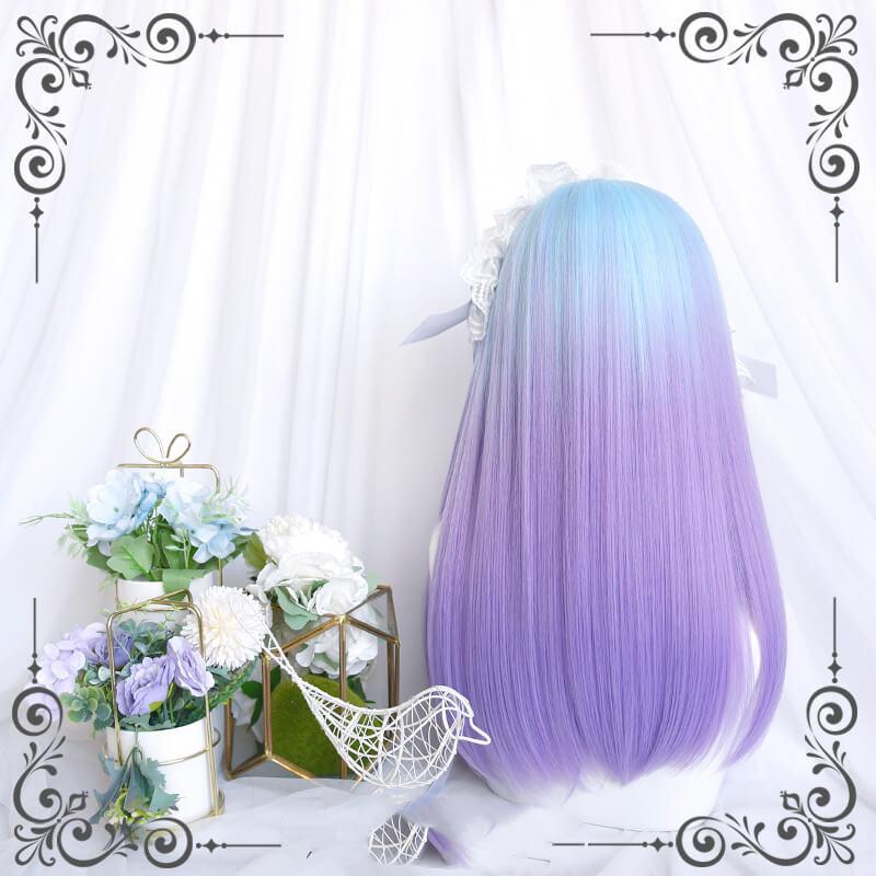 LOLITA DREAM GRADIENT BLUE PURPLE STRAIGHT WIG BY90140