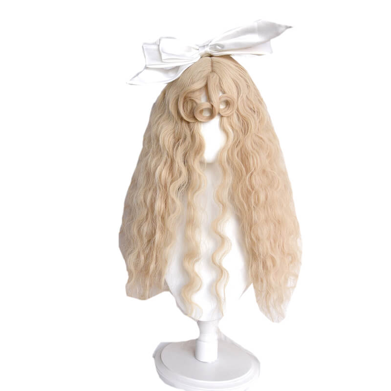 Lolita retro curly fluffy wool curly wig by31802