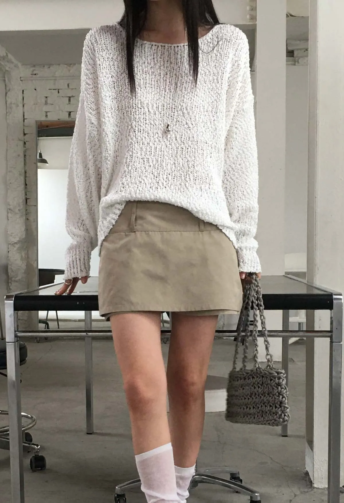 Ludi Open-Knit Sweater