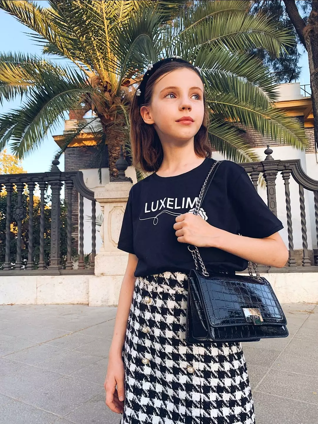 LUXELIM kids T-Shirt black