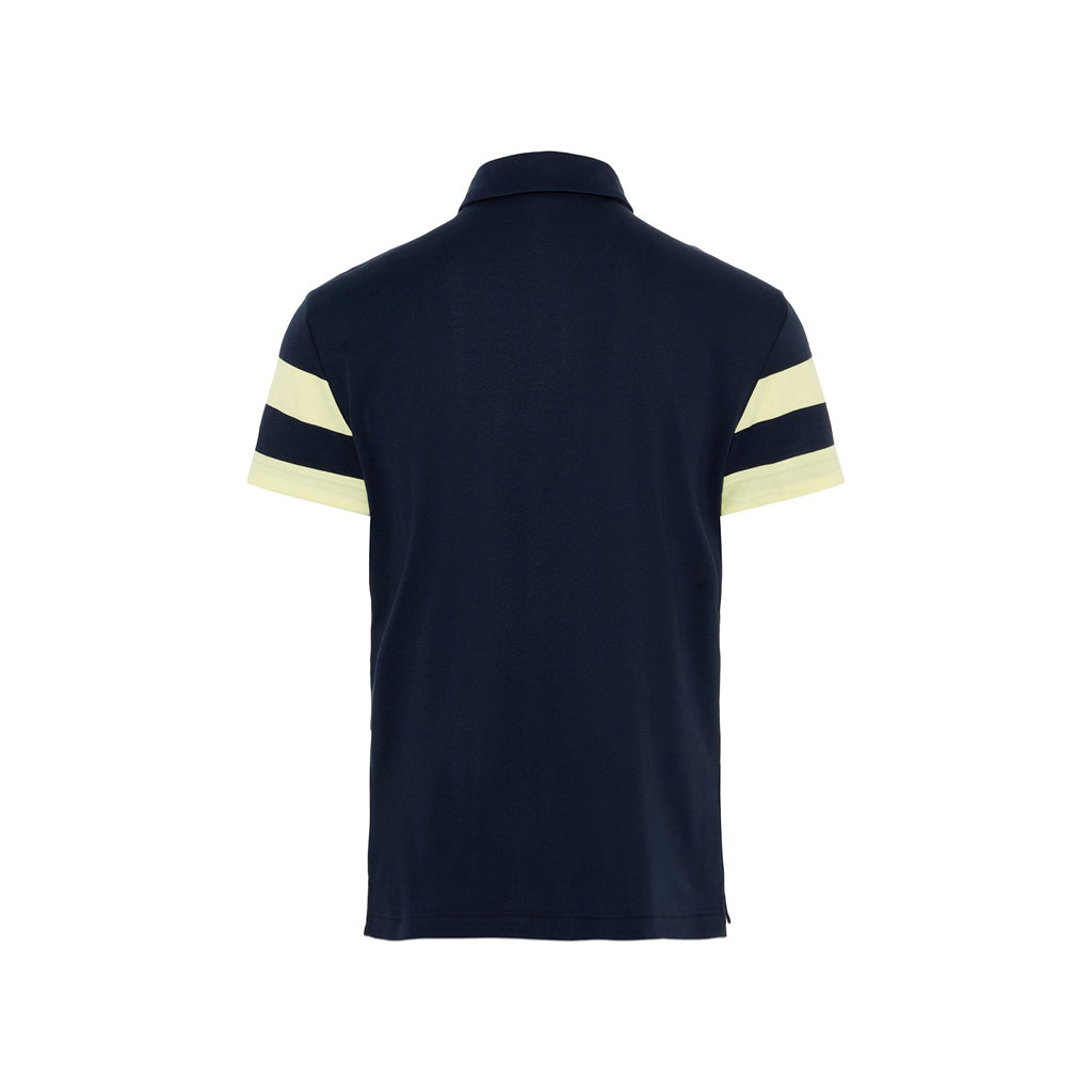 M Malte Reg Fit Club Pique Still Yellow / JL Navy