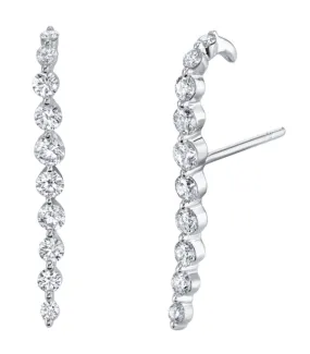 Medium Diamond Cascade Earring