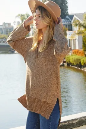 Michi Tunic Button Neck Sweater